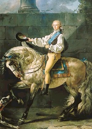 Jacques Louis David, „Stanisław Kostka Potocki", 1781